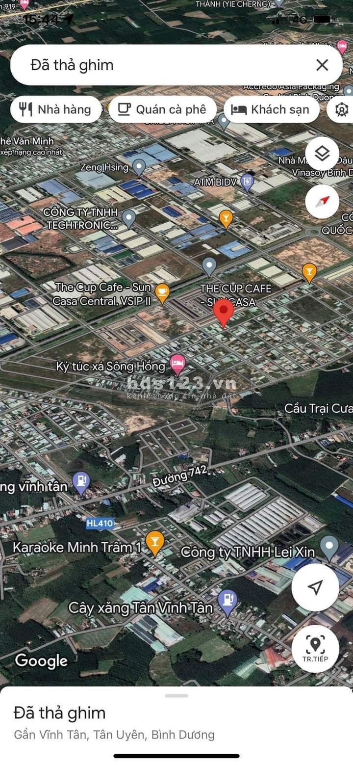 Bán đất nền chính chủ KCN VSIP 2 mở rộng đầy đủ thổ cư