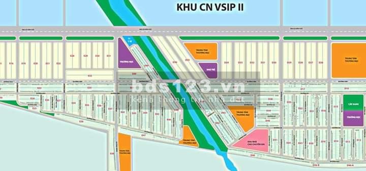 Bán đất nền chính chủ KCN VSIP 2 mở rộng đầy đủ thổ cư