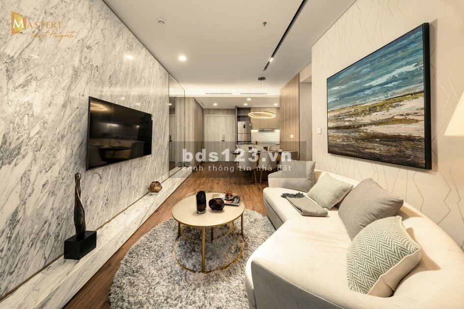 Masteri West Heights - Độc quyền căn 52m2 thiết kế chia thành 2PN Chiết khấu 11.5%, tặng 2 cây vàng