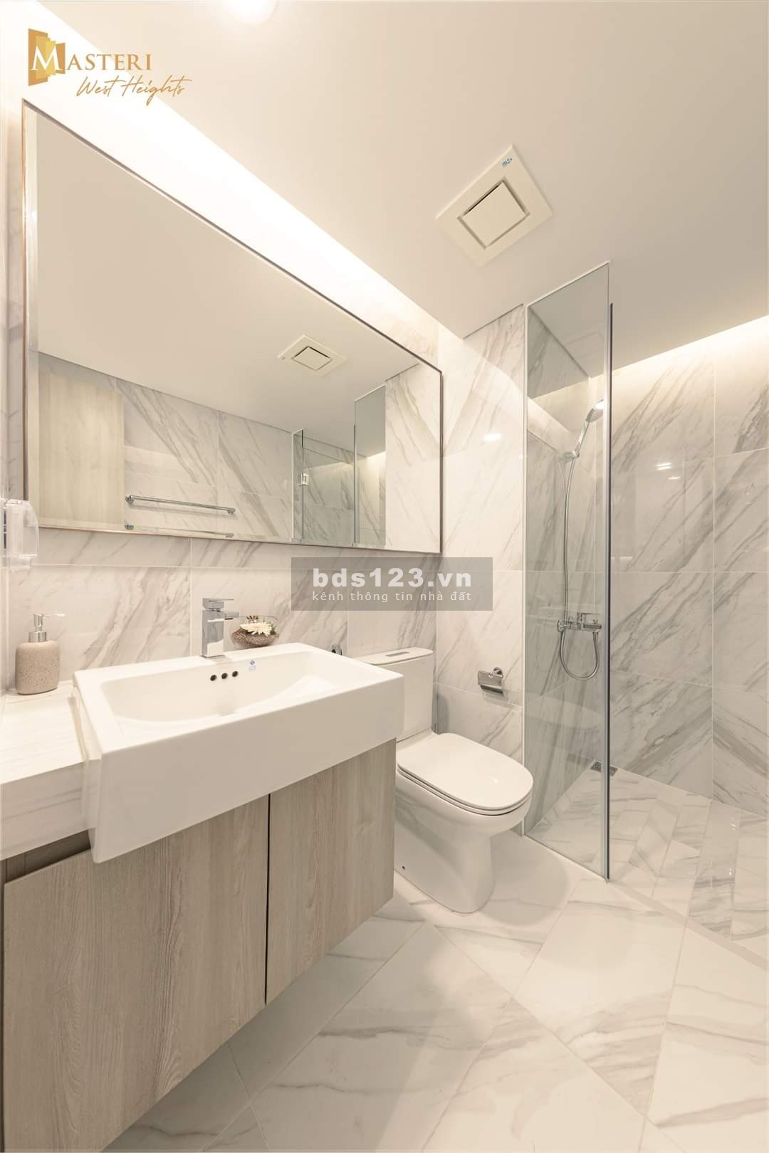 Masteri West Heights - Độc quyền căn 52m2 thiết kế chia thành 2PN Chiết khấu 11.5%, tặng 2 cây vàng