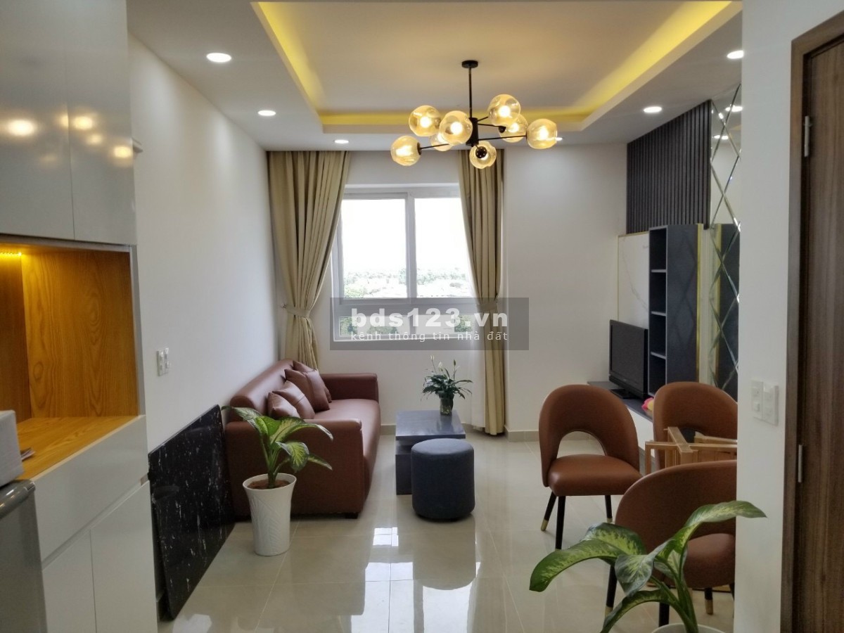 Căn góc thương mại Topaz Home 2, 65,60m2 thiết kế 3PN + 2WC Full nội thất