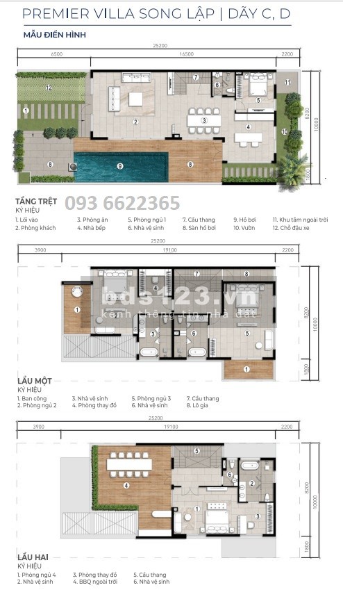 Bán biệt thự biển Lagoona Bình Châu chỉ 18,5 tỷ (có VAT, PBT), sở hữu lâu dài