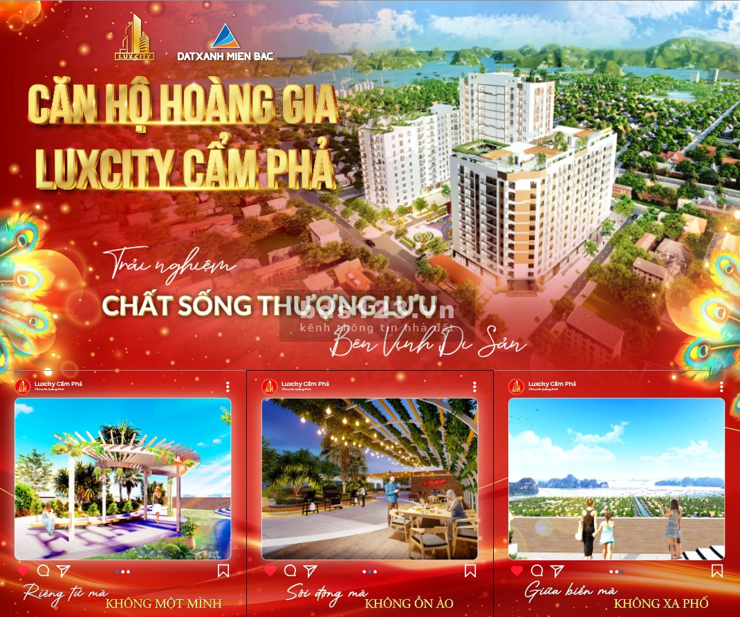 Bán căn hộ thiết kế hiện đại ngay trung tâm TP Cẩm Phả. LH 0963801229