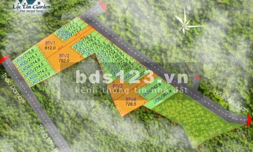 Cần bán vài lô đất giá rẻ tại Lộc Tân Garden, Bảo Lộc view săn mây cực đẹp, SHR