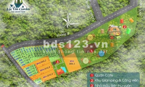 Cần bán vài lô đất giá rẻ tại Lộc Tân Garden, Bảo Lộc view săn mây cực đẹp, SHR