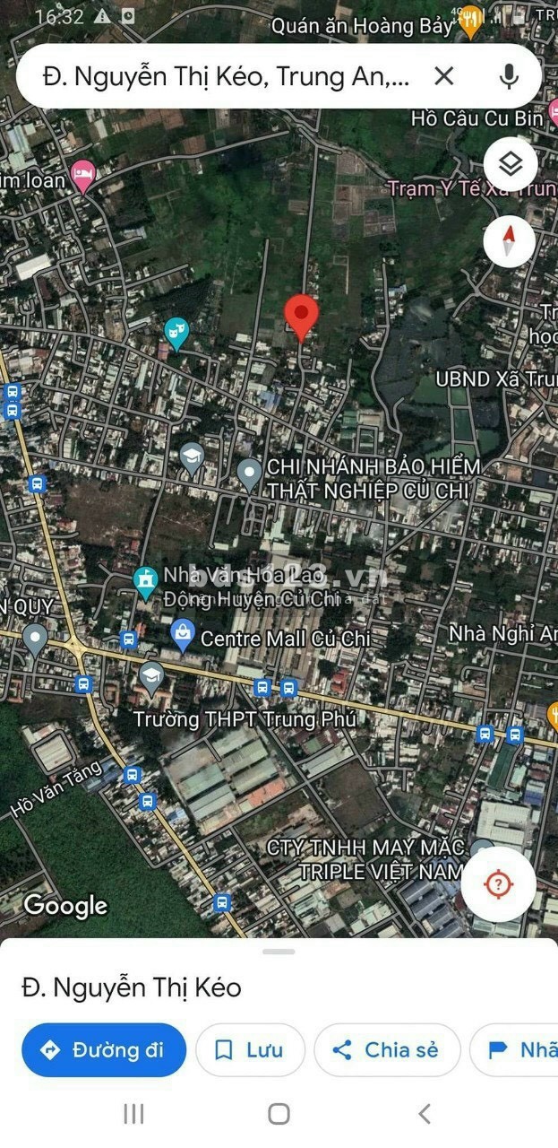 Xã Trung An, Củ Chi, Hồ Chí Minh diện tích 192m2, liên hệ 0908392268