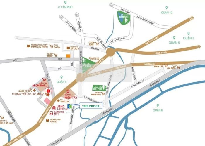 Địa Chỉ Dự Án The Privia Khang Điền Địa Chỉ Dự Án The Privia Khang Điền