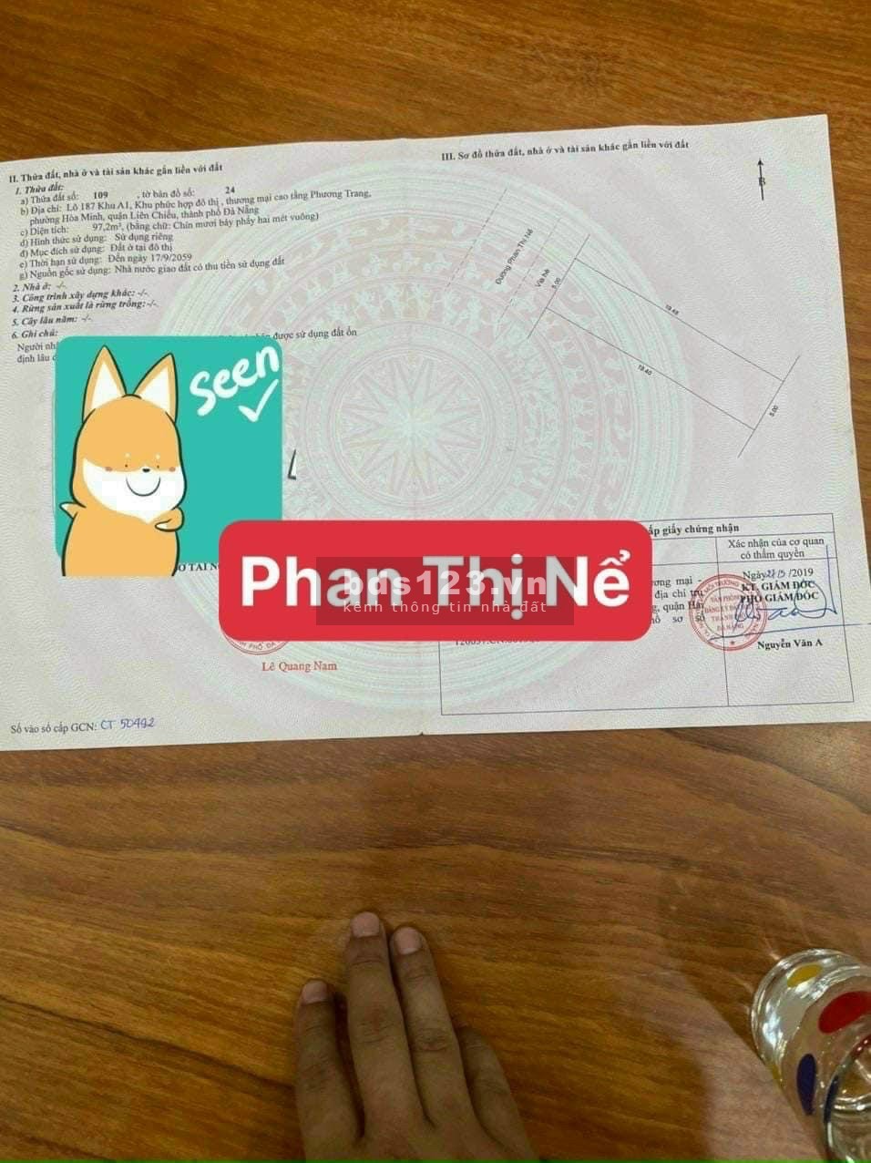 Chính Chủ Bán lô đất MT đường Phan Thị Nể- Trục thông thẳng ra Biển Nguyễn Tất Thành
