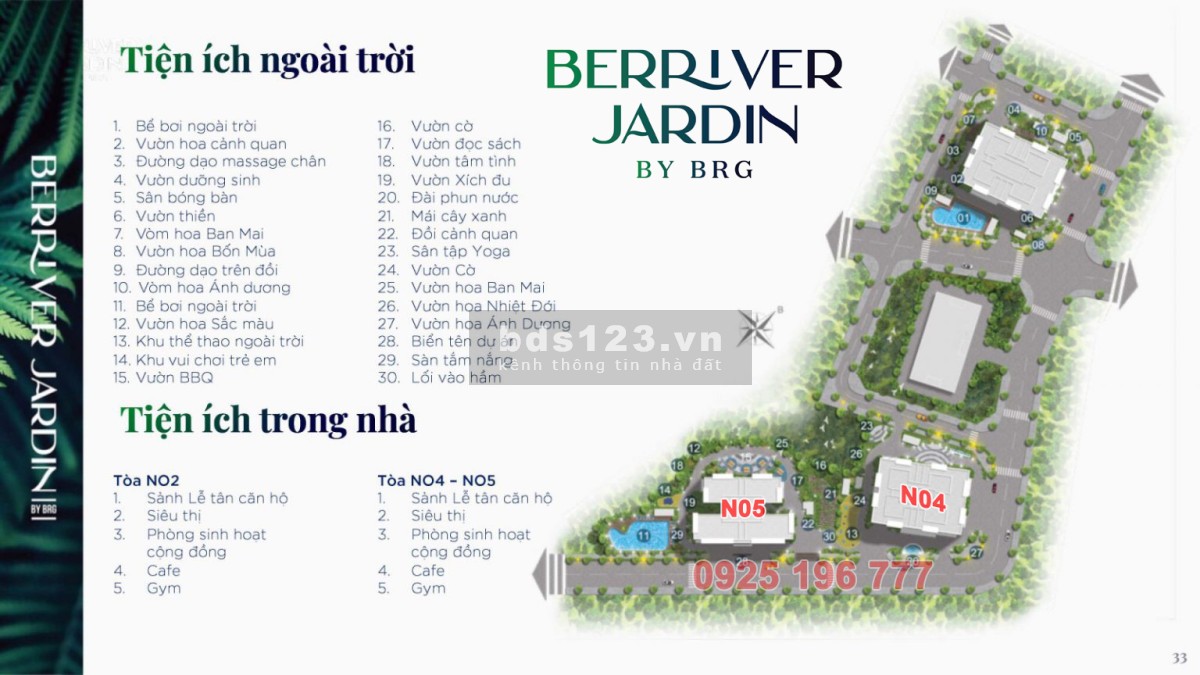 Căn 2 ngủ 64m2 chung cư Berriver Jardin tại 390 Nguyễn Văn Cừ, chiết khấu 5%, miễn lãi 0% 12 tháng