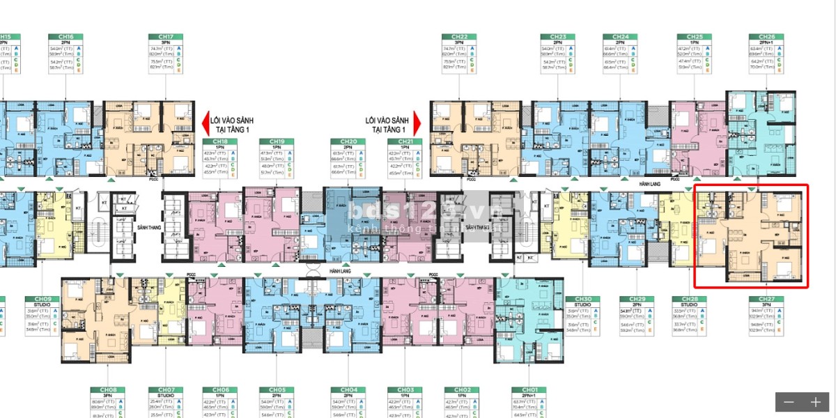 Bán căn hộ 3PN 103m tòa SA5 view nội khu Vinhomes Smart City giá 4.3Tỷ