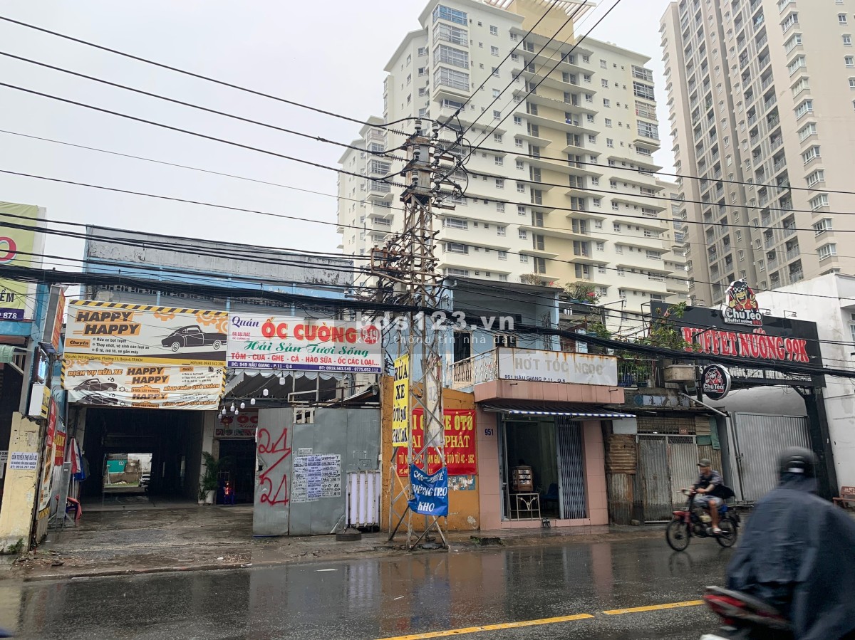 Cho thuê mặt bằng diện tích 2500m², tọa lạc mặt tiền đường Hậu Giang