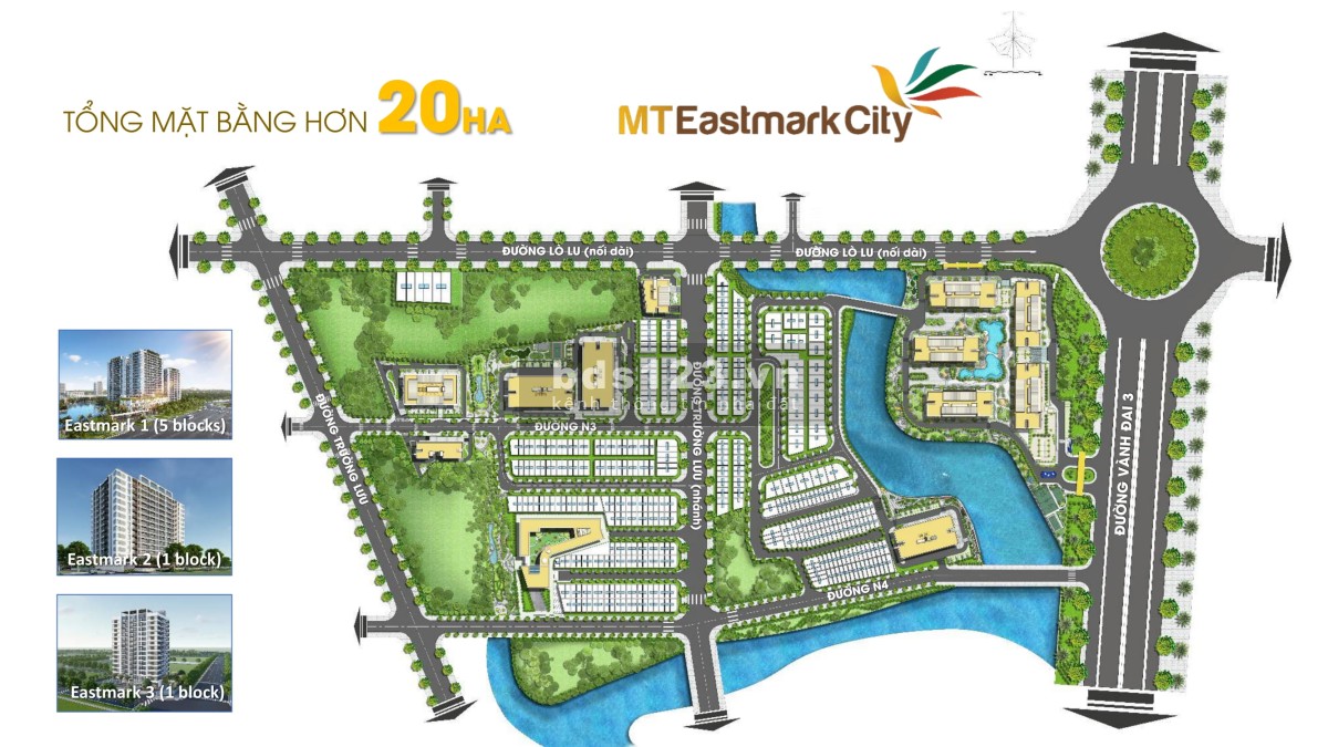 Căn hộ giá rẻ Tp Thủ Đức chỉ 550 tr, MT Eastmark City căn hộ tương lai
