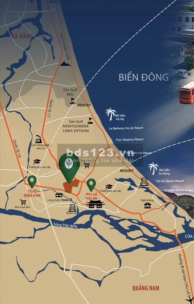Bắt đáy bds 2023 cùng dự án KHU PHỐ CHỢ, đất nền liền kề phố cổ Hội An, phân khu trung tâm