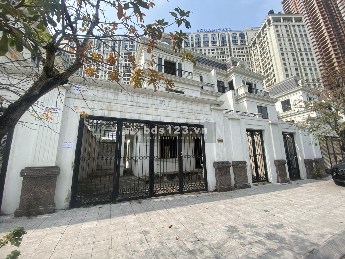 CẦN BÁN CĂN BIỆT THỰ TẠI DỰ ÁN ROMAN PLAZA; SỔ ĐỎ CHÍNH CHỦ
