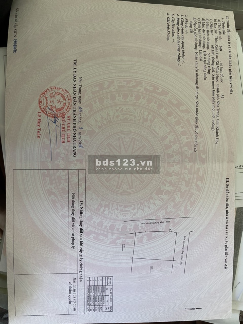 Nhà mới ngay lô Góc full nội thất - xã Vĩnh Ngọc - Nha Trang