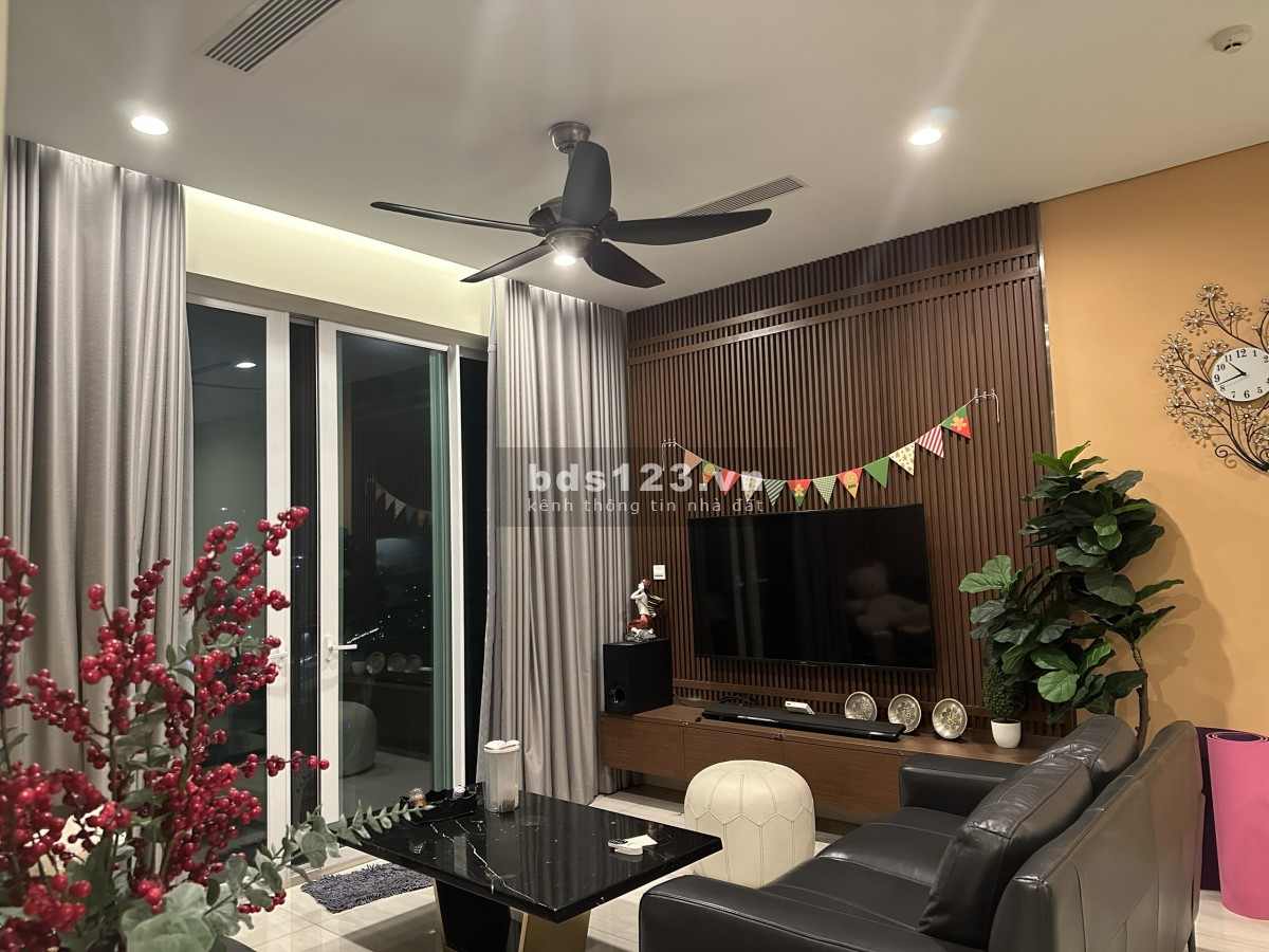 Cho thuê căn hộ sadora ba phòng ngủ full nội thất giá 30 triệu không bao phí