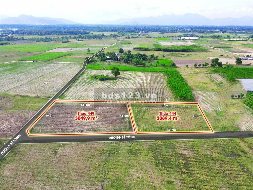 Bán đất tại Xã Cam Thành Nam, Cam Ranh DT 2.089m² - phù hợp thổ cư