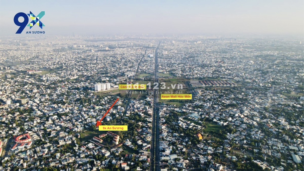 Sở hữu căn hộ giá rẻ trung tâm Hóc Môn giá chỉ 1.550tỷ thanh toán 7-8tr/th