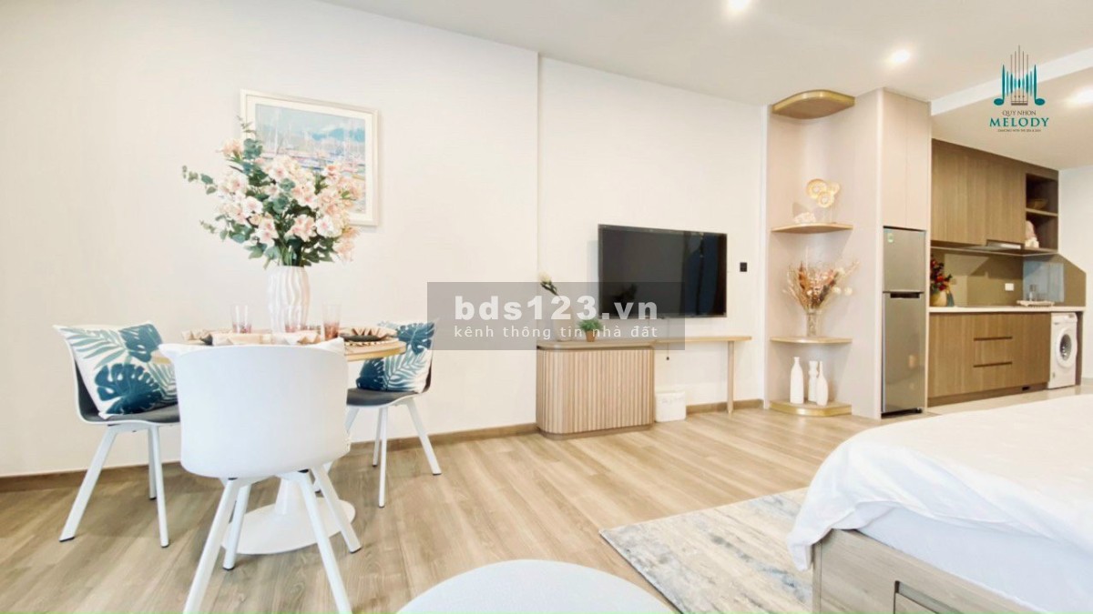 Bán căn hộ 1PN Melody, toà Tropical, tầng cao - 1tỷ250/căn, tặng full nội thất - Quý 4/2024 bàn giao
