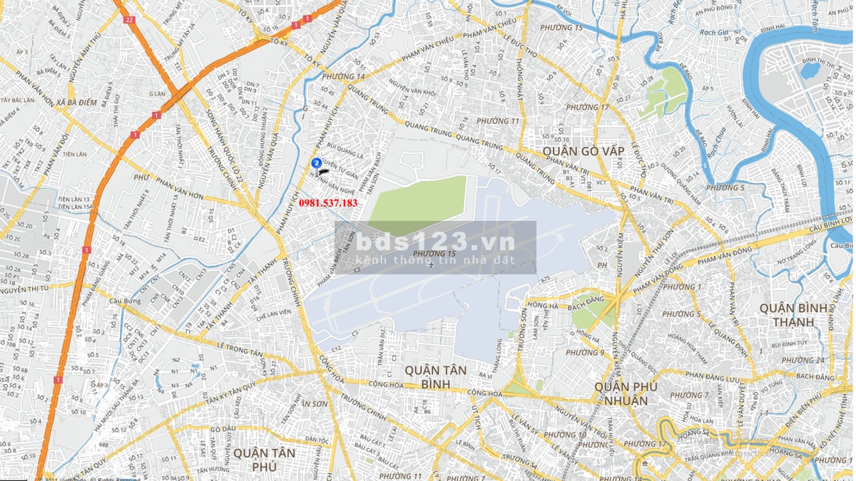 Bán nhà đẹp, hẻm xe hơi thông đường Huỳnh Văn Nghệ. P15, Tân Bình
