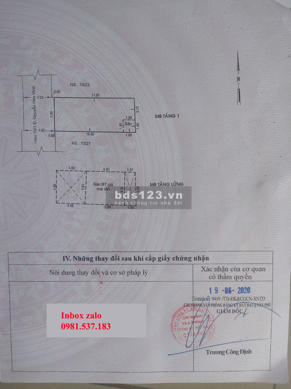 Bán nhà riêng diện tích đẹp ngang 5m đường Gò Dầu,Tân Phú