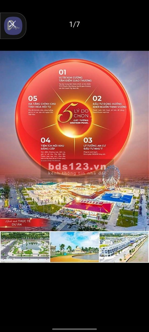 Đất nền giá rẻ ngay trung tâm tp vị thanh 750tr 77m2
