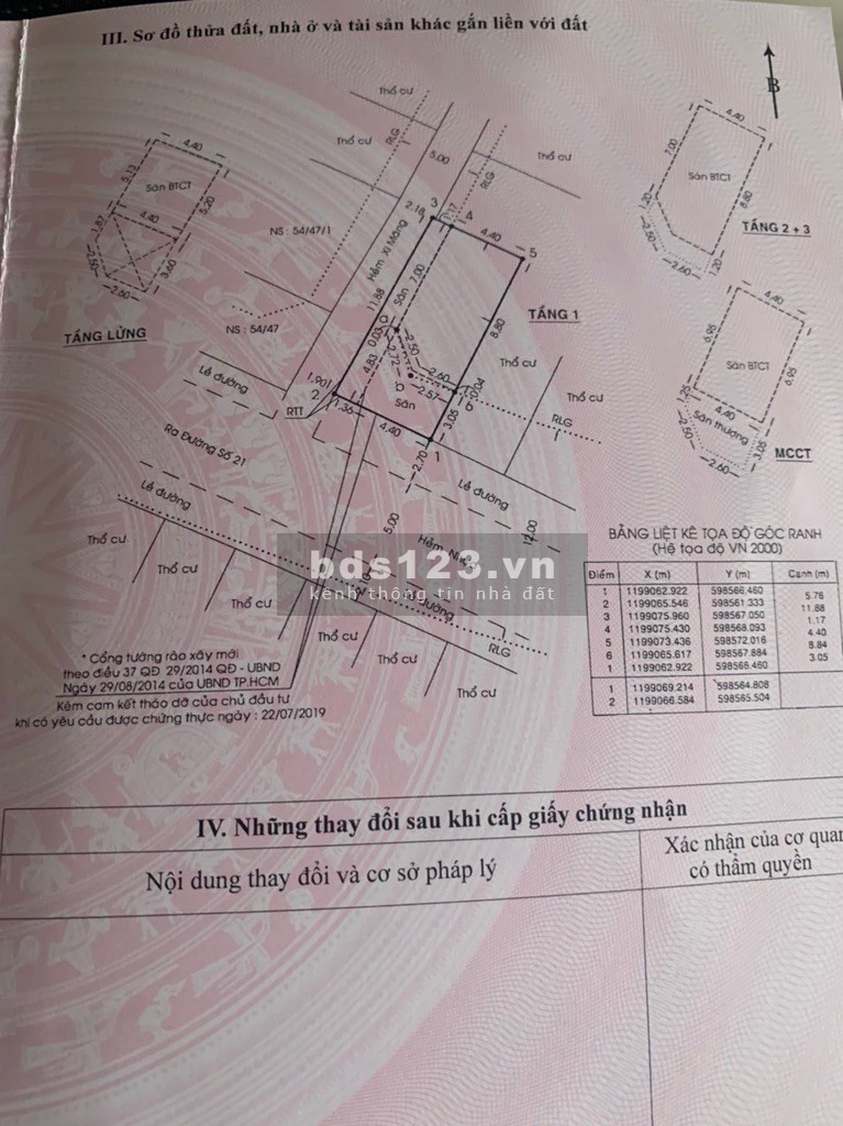 Bán nhà riêng 54/49 đường số 21p.8 chính chủ căn góc rất đẹp chắc chắn đầy đủ tiện ích, 5.5mx12m