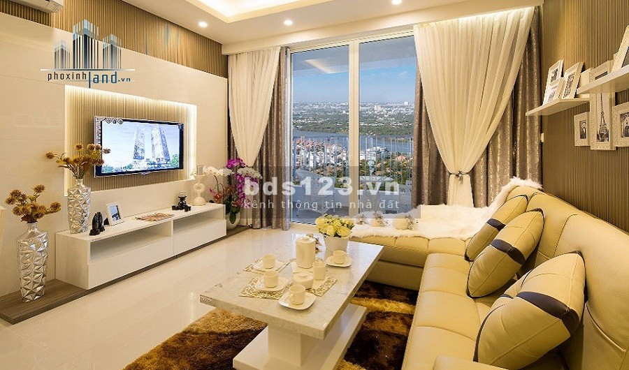 Giá tốt_Cho thuê căn hộ Thảo Điền Pearl 2PN, giá 22 triệu/th, view đẹp, lầu cao
