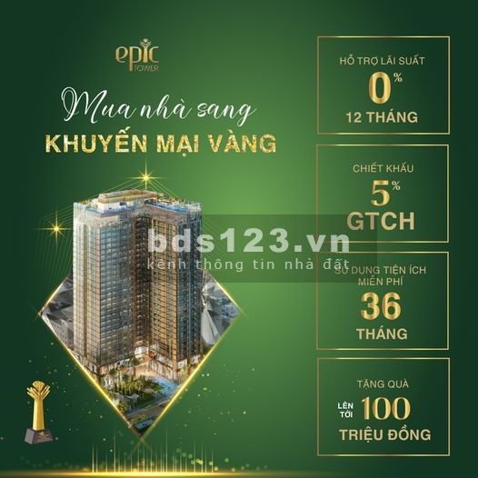 Bán căn hộ chung cư cao cấp tại Epic Tower - 19 Duy Tân