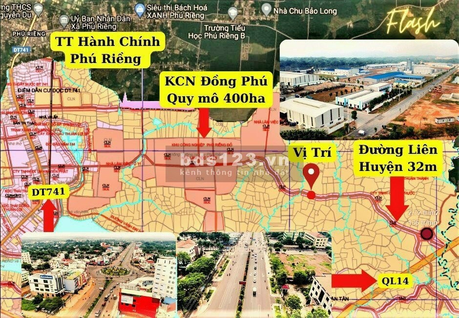 Dự án đất nền, mặt dường nhựa 32m