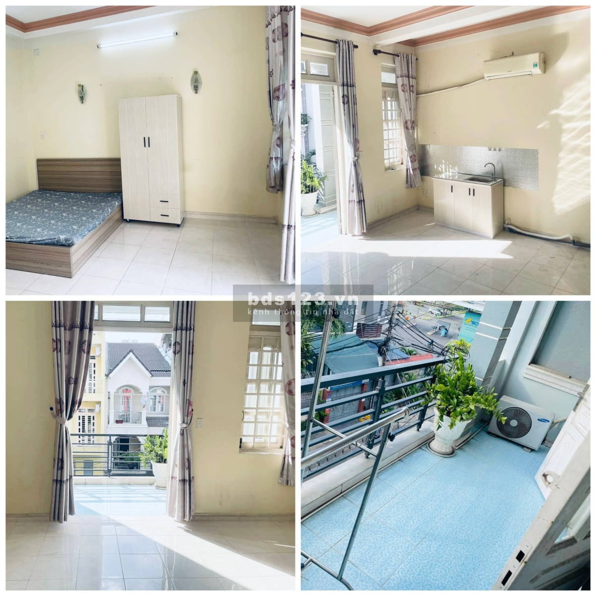 CHDV P.4 Tân Bình 30m2 có ban công chỉ 5 triệu.