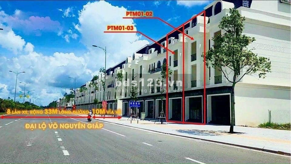 Đất nền shophouse đối diện tỉnh ủy Hậu Giang chỉ từ 1,5 tỷ/lô.