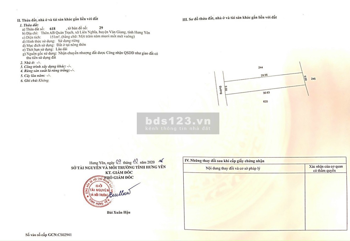 Bán nhanh lô đất siêu rẻ! 151m² tại thôn Quán Trạch AB, xã Liên Nghĩa, Văn Giang, Hưng Yên