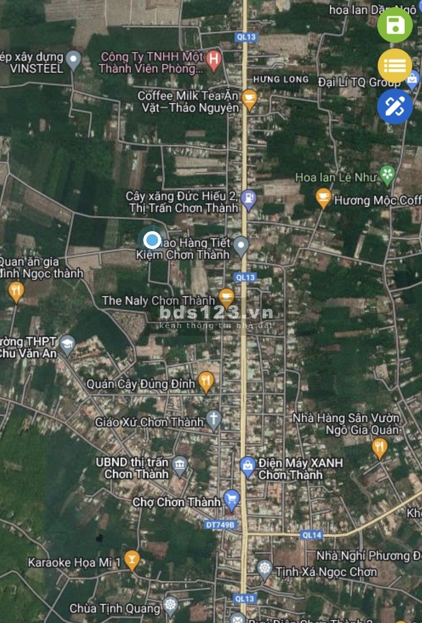 Bán đất khu phố 9 phường Hưng Long TX Chơn Thành