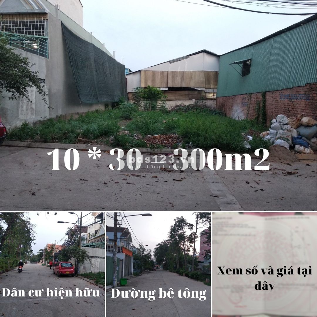 Cần bán gắp lô đất 300m3 thổ cư hết đất. Giá 1,5 tỷ