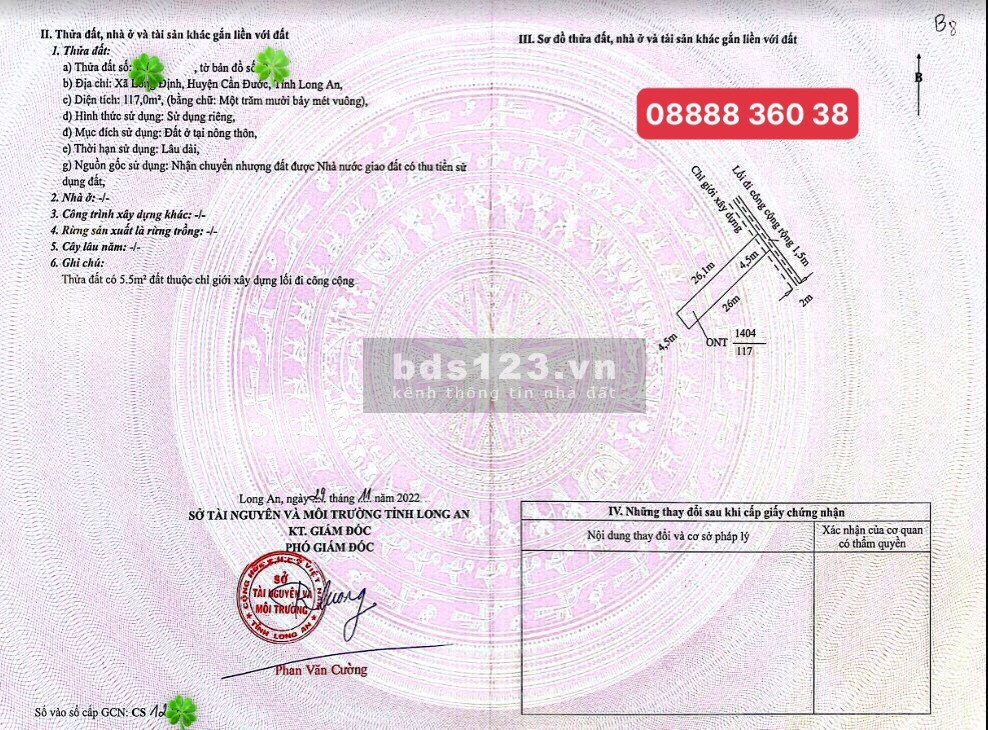 Bán đất nền gần KCN Thuận Đạo, 108m2, 100% thổ cư, dân cư đông đúc, SHR