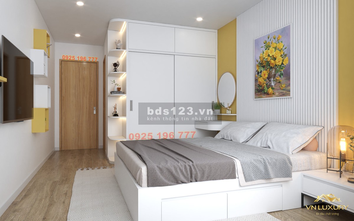 Nhận nhà ở ngay căn hộ 2PN+1 trực tiếp CĐT-CK6% Quà tặng 45tr. Bàn giao nội thất cơ bản