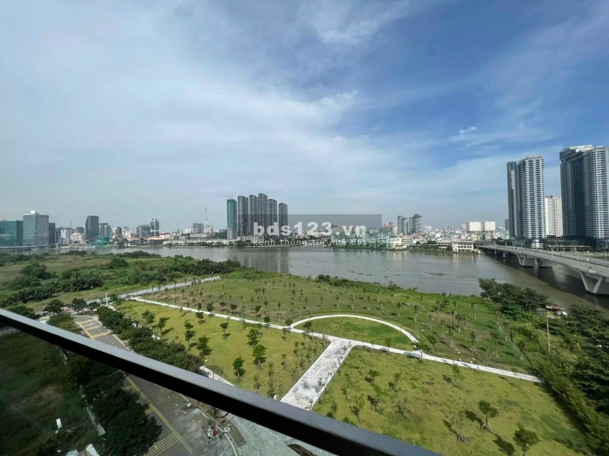 Cho thuê căn hộ The River Thủ Thiêm 4 pn 202m2 view trực diện sông Sài Gòn 79 triệu/tháng