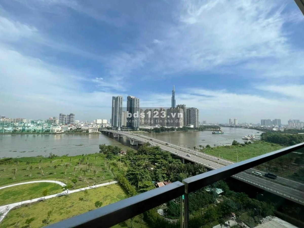 Cho thuê căn hộ The River Thủ Thiêm 4 pn 202m2 view trực diện sông Sài Gòn 79 triệu/tháng