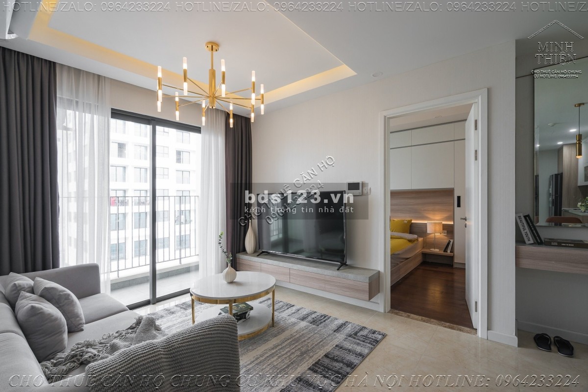 Cho thuê căn hộ Vinhomes Dcapitable Trần Duy Hưng 2PN 2WC, full nội thất cao cấp