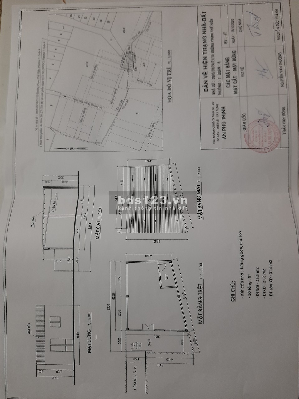 Bán nhà cấp 4 khu xóm đạo p7 q8 nhà mới mua vào ở ngay