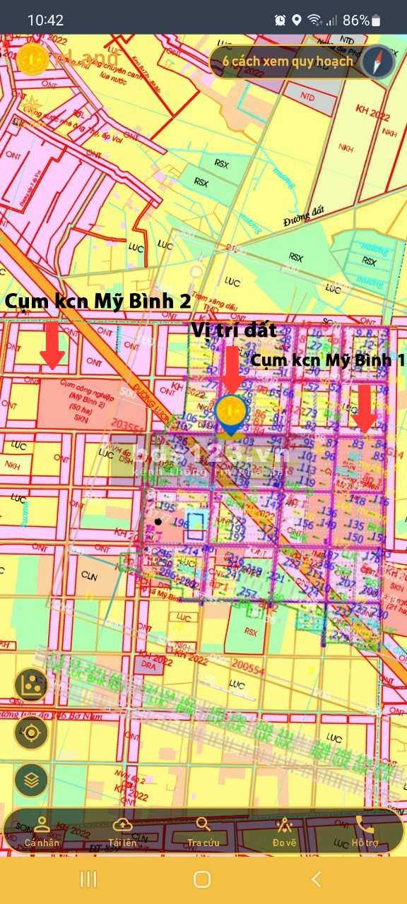 Bán đất 3200m2 đất lúa đường đá xanh 14m, được chuyển thổ, 350TR/1000m2
