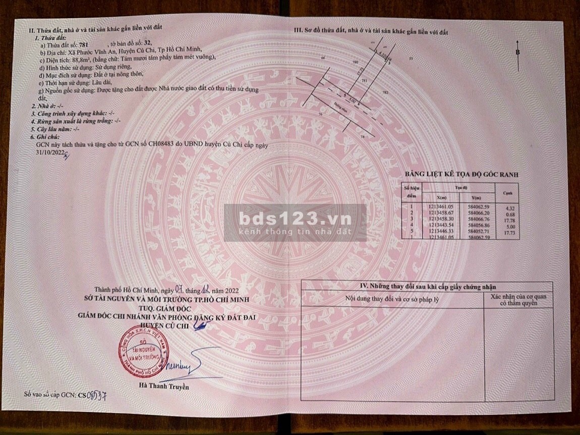 Bán gấp nền đất ngay xã Phước Vĩnh Long, đường HL2, giá chỉ 17tr/m2 sổ sẵn, mua bán ngay