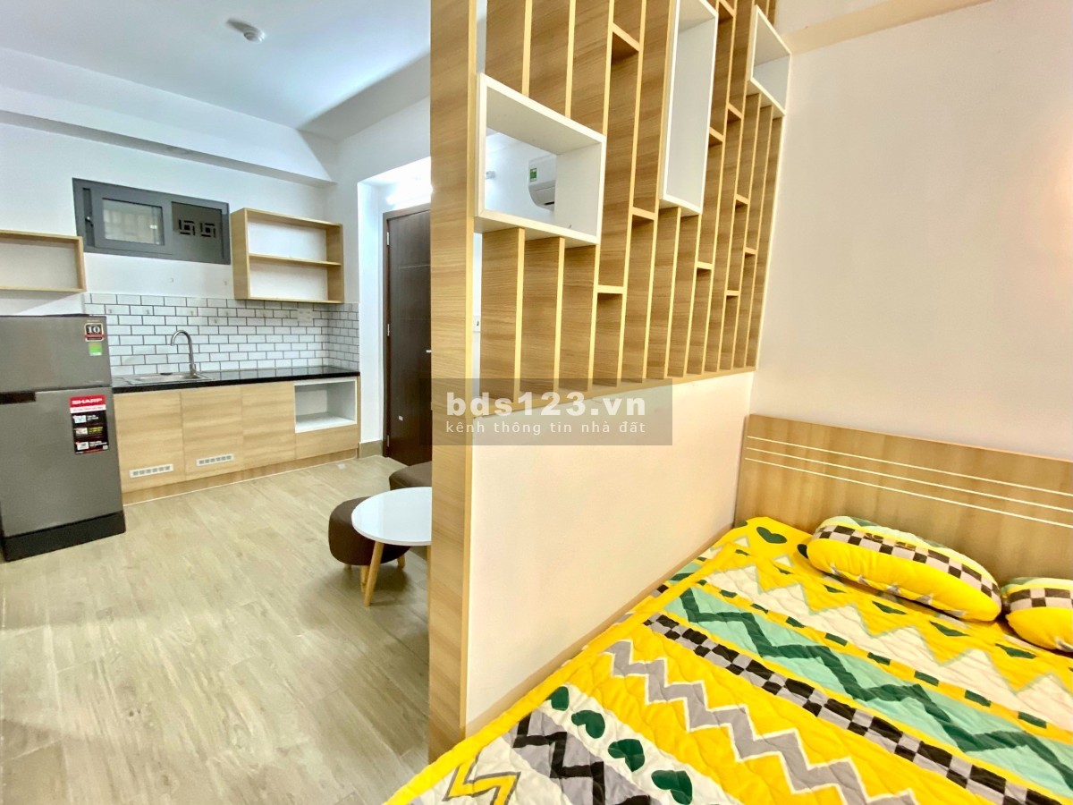 Cho thuê STUDIO Full Nội Thất Tông Gỗ Gần Lotte, ĐH TDT, Tân Quy Quận 7