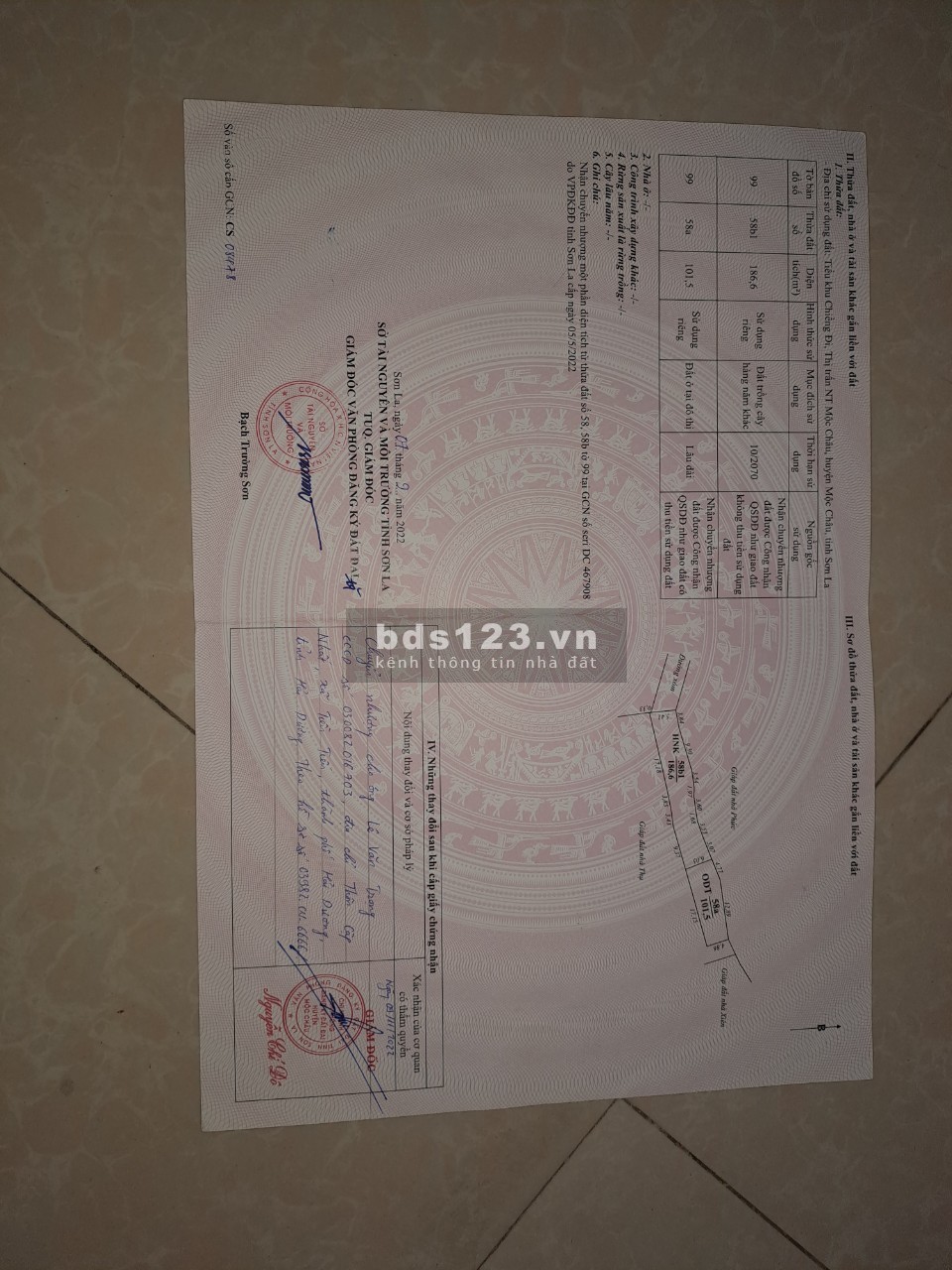 Cắt Lỗ Bán Đất Nền Mộc Châu Vị trí đắc địa 2 mặt tiền sau quy hoạch, mặt Hồ Điều Hòa