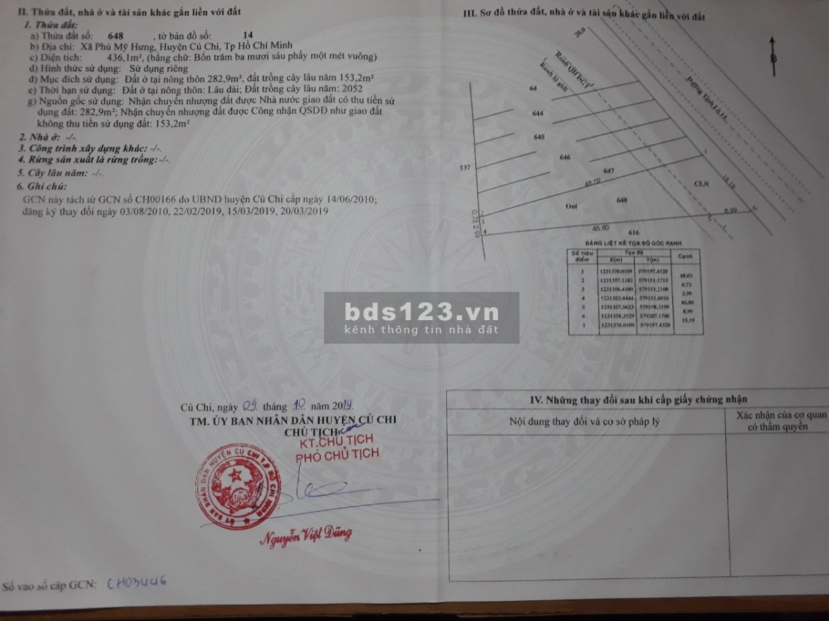 Giá sốc Chính chủ cần bán đất khu vực TL15, Củ Chi giảm còn 3,8ty