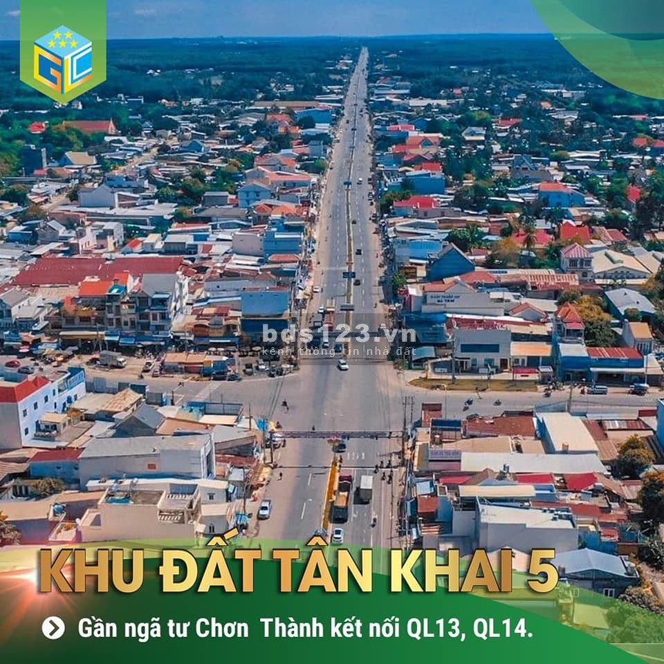 Bán đất nền thị trấn Tân Khai giá tốt cho nhà đầu tư