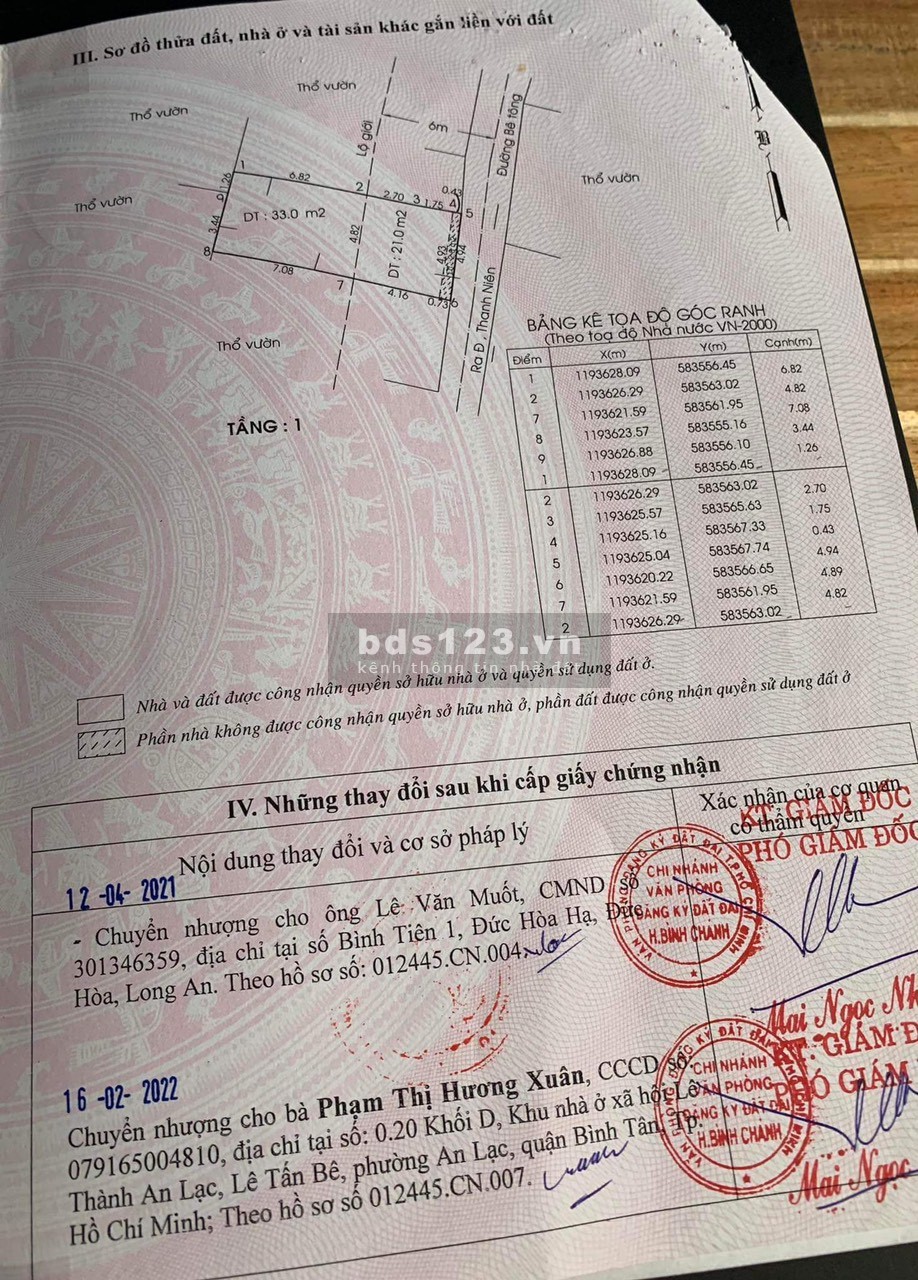 Bán nhà cấp 4 mới xây đẹp đường Thanh Niên xã Phạm Văn Hai, Bình Chánh