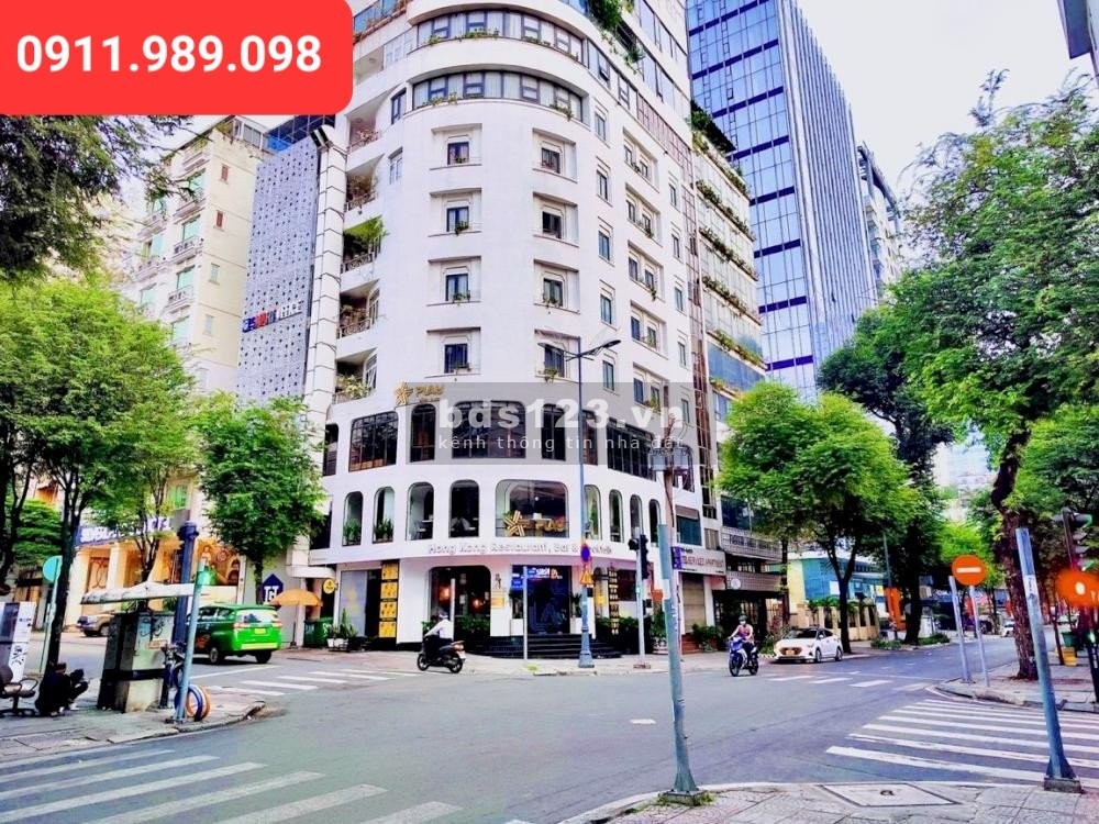 Cho thuê toà nhà 10 tầng, căn góc 2 MT đường Lê Thánh Tôn, Quận 1, DT 12 x 15m