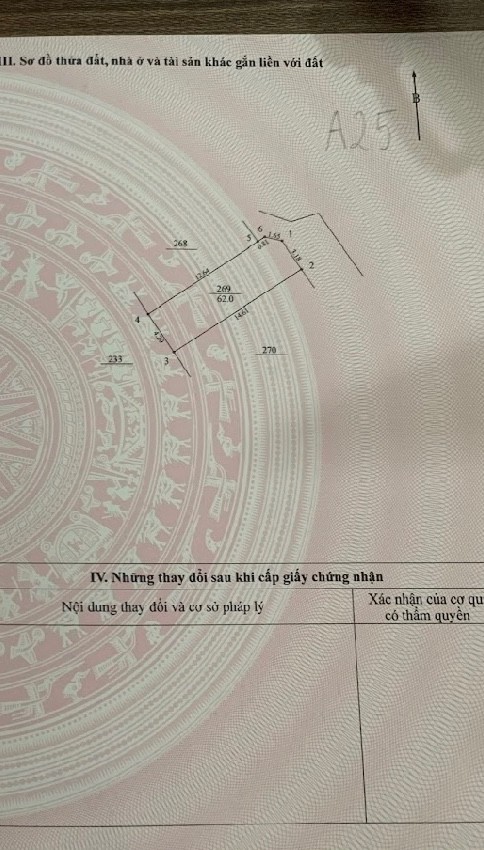 [Tin thật 100%] Chính Chủ gửi bán gấp mảnh đất thổ cư ở Hà Nội, dt 61,2m giá 1t 630 triệu
